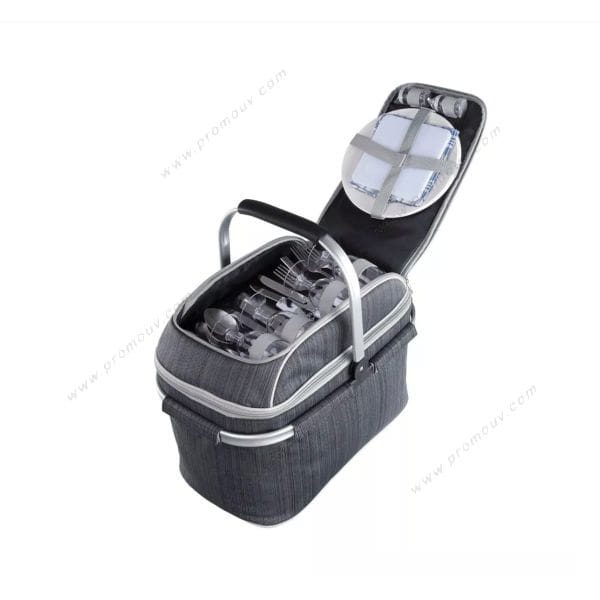 Panier pique-nique LIVOO 4 PERSONNES Gris (SEP117) Panier pique-nique LIVOO 4 PERSONNES Gris (SEP117)